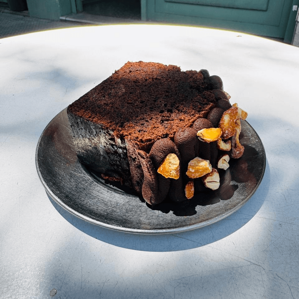 Budín vegano de chocolate y castañas