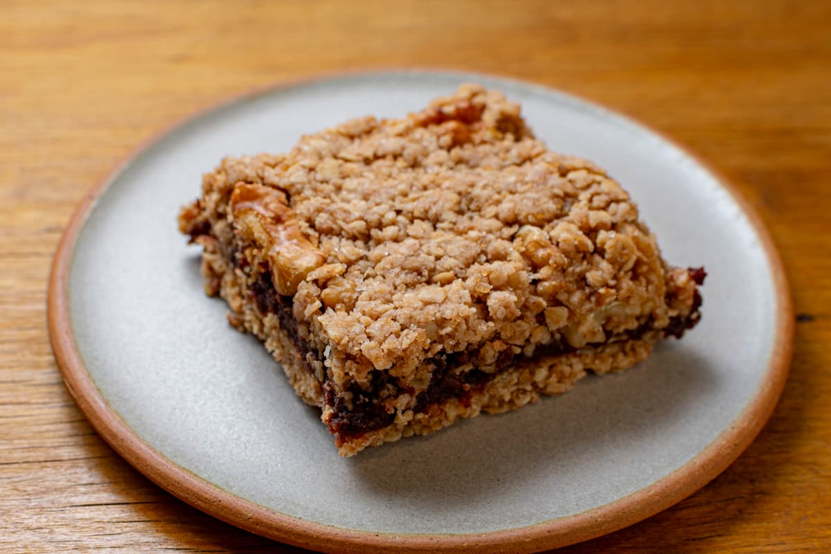 Cuadrado de dátiles y nueces