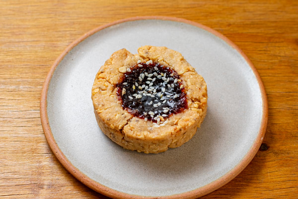 Pepa de frambuesa y maní